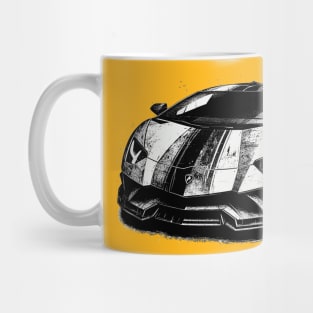 Lamborghini aventador Mug